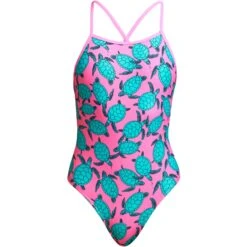 Funkita Tie Me Tight Badpak Meisjes - Paddling Pink