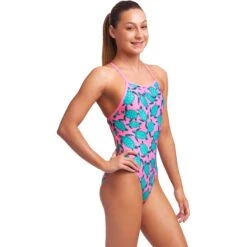 Funkita Tie Me Tight Badpak Meisjes - Paddling Pink -Zwemuitrusting funkita girls tie me tight one piece swimsuit paddling pink 4 1433697