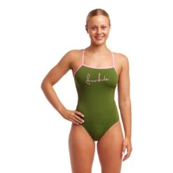 Funkita Single Strap Badpak Dames - Glamo Camo -Zwemuitrusting funkita ladies single strap one piece swimsuit glamo camo 4 1559121