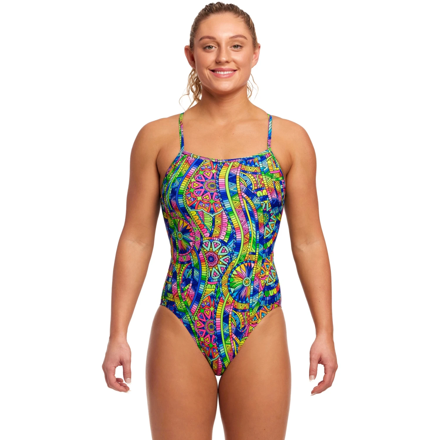 Funkita Single Strap Badpak Dames - Spin The Bottle 4 Funkita Single Strap Badpak Dames - Spin The Bottle - Afbeelding 2
