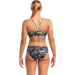 Funkita Sports Eco Bikini Top Dames - Hippy Dippy -Zwemuitrusting funkita ladies sports eco bikini top hippy dippy 2 1559358