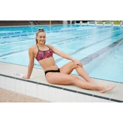 Funkita Swim Crop Bikini Top Dames - Spot Lots 15 Funkita Swim Crop Bikini Top Dames - Spot Lots -Zwemuitrusting funkita ladies swim crop top spot lots 7 1559430