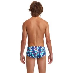 Funky Trunks Sidewinder Trunks Zwembroek Jongen - Pengoo Parade -Zwemuitrusting funky trunks boys sidewinder trunks pengoo parade 3 1331098