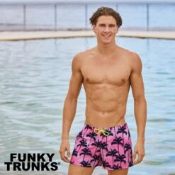 Funky Trunks Shorty Zwembroek Heren - Pop Palms -Zwemuitrusting funky trunks mens shorty shorts pop palms 5 1330974
