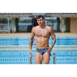 Funky Trunks Sidewinder Trunks Zwembroek Heren - Rain Down -Zwemuitrusting funky trunks mens sidewinder trunks rain down 6 1502357