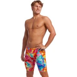 Funky Trunks Training Zwemjammer Heren - Messy Monet -Zwemuitrusting funky trunks mens training jammers messy monet 5 1432921