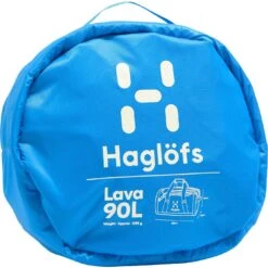 Haglöfs Lava 90L Tas - Nordic Blue 4Q6 12 Haglöfs Lava 90L Tas - Nordic Blue 4Q6 -Zwemuitrusting hagloefs lava 90l duffel bag nordic blue 4q6 4 1433619