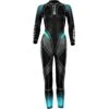 HUUB Design Aegis X 3:3 Wetsuit Dames - Black/teal -Zwemuitrusting huub design aegis x 3 3 wetsuit womens full suit 1 978286