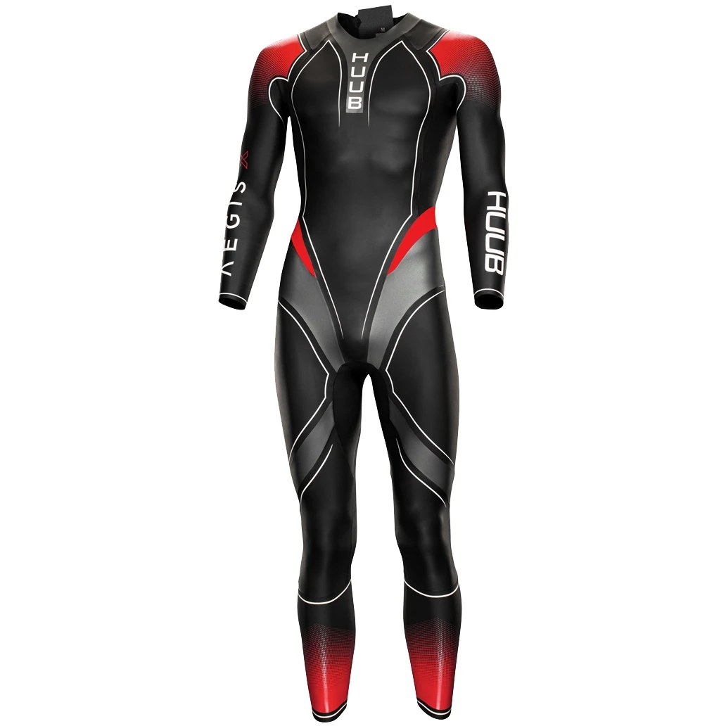 HUUB Design Aegis X 3:5 Wetsuit - Zwart/rood 4 HUUB Design Aegis X 3:5 Wetsuit - Zwart/rood - Afbeelding 2