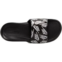 Nike Victori One Slides Heren - Zwart/wit-zwart CN9678-008 -Zwemuitrusting nike victori one mens printed slides black white black cn9678 008 4 1414884