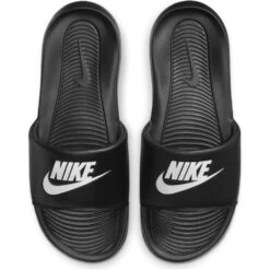 Nike Victori One Badslippers Heren - Zwart/wit-zwart CN9675-002 -Zwemuitrusting nike victori one mens slide black white black 3 915415