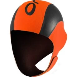 Orca High Visibility Neoprene Swimcap - High Vis Orange