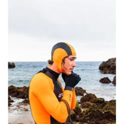 Orca High Visibility Neoprene Swimcap - High Vis Orange -Zwemuitrusting orca high visibility neoprene swimcap high vis orange 22 1479426