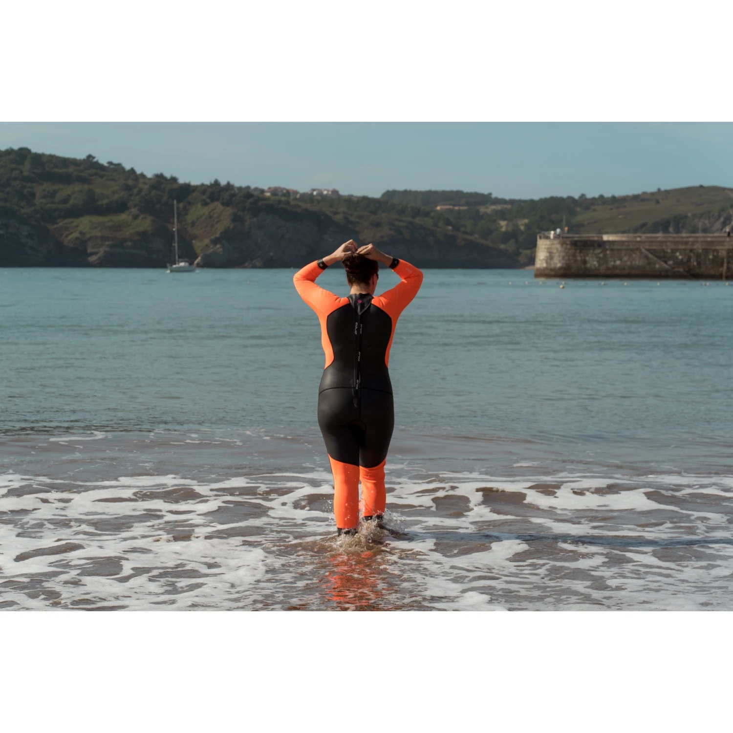 Orca Openwater Vitalis Hi Vis Wetsuit Dames - Zwart NN67 6 Orca Openwater Vitalis Hi Vis Wetsuit Dames - Zwart NN67 - Afbeelding 4