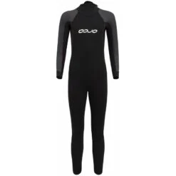 Orca Openwater Vitalis Squad Hi Vis Wetsuit Kinderen - Zwart NN97 -Zwemuitrusting orca openwater vitalis squad hi vis wetsuit kids black nn97 22 1479067