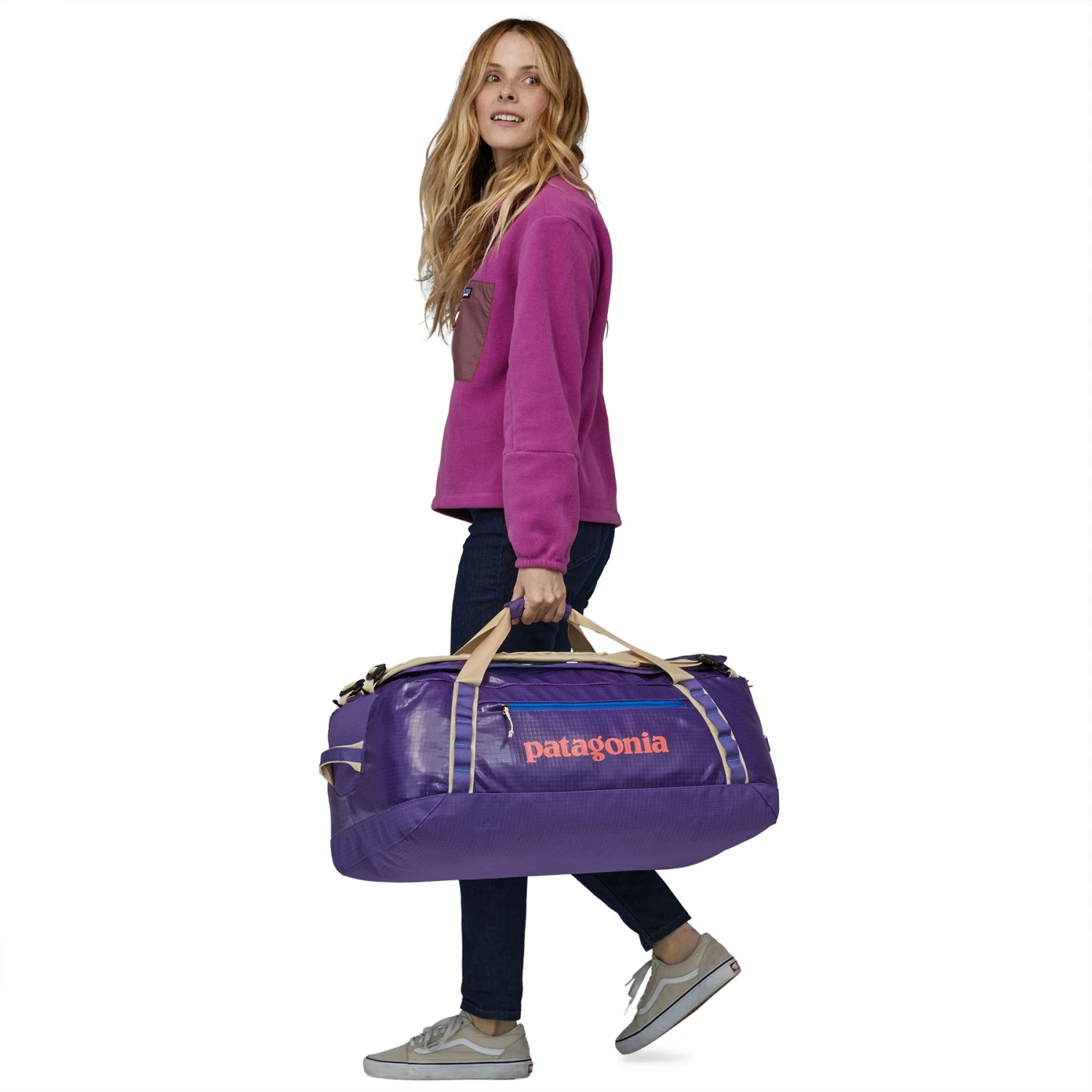 Patagonia Black Hole Duffel 55L Reistas - Perennial Purple 5 Patagonia Black Hole Duffel 55L Reistas - Perennial Purple - Afbeelding 3