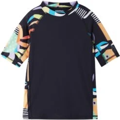Reima Kinder Zwemshirt Uiva - Zwart 999A