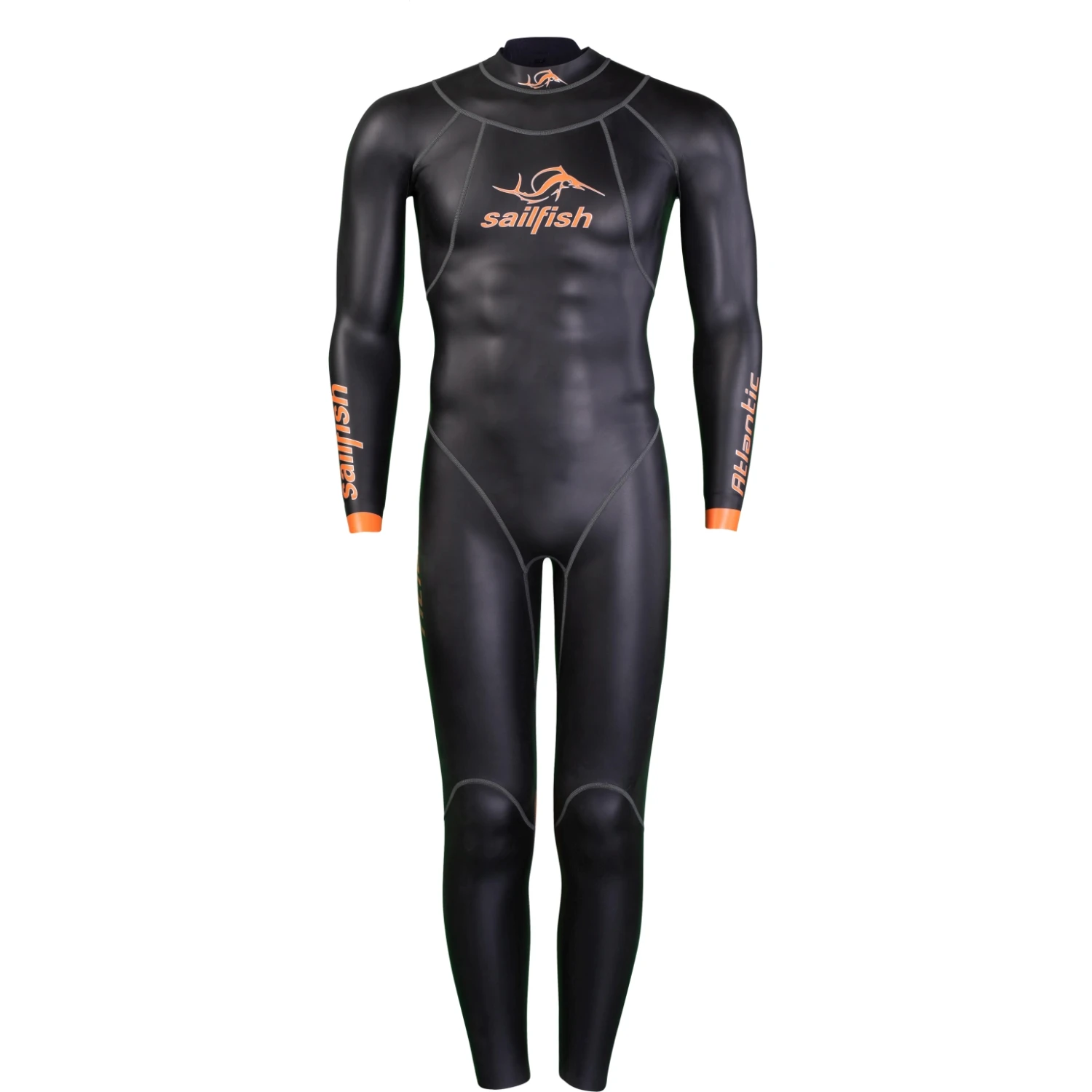 Sailfish Atlantic 2 Heren Wetsuit - Zwart/oranje - B-Keus 10 Sailfish Atlantic 2 Heren Wetsuit - Zwart/oranje - B-Keus - Afbeelding 8