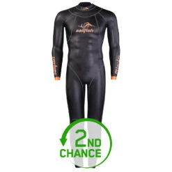 Sailfish Atlantic 2 Heren Wetsuit - Zwart/oranje - B-Keus