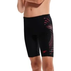 Speedo Plastisol Placement Zwemjammer Jongens - Black/Fed Red/Dapple Grey 17 Speedo Plastisol Placement Zwemjammer Jongens - Black/Fed Red/Dapple Grey -Zwemuitrusting speedo boys plastisol placement jammer black fed red dapple grey 2 1515678