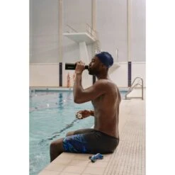 Speedo Hyper Boom V-Cut Zwemjammer - True Navy/Blue Flame/Pool -Zwemuitrusting speedo hyper boom v cut jammer true navy blue flame pool 2 1516716