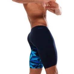 Speedo Hyper Boom V-Cut Zwemjammer - True Navy/Blue Flame/Pool -Zwemuitrusting speedo hyper boom v cut jammer true navy blue flame pool 4 1516717