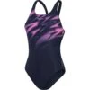 Speedo HyperBoom Placement Muscleback Badpak - True Navy/Orchid Shine