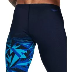 Speedo Hyper Boom V-Cut Zwemjammer - True Navy/Blue Flame/Pool -Zwemuitrusting speedo hyperboom v cut jammer true navy blue flame pool 3 1302491