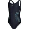 Speedo Placement Muscleback Meisjes Badpak - True Navy/bondi Blue/spritz -Zwemuitrusting speedo placmement muscleback girls bathing suit true navy bondi blue spritz 8 1425852