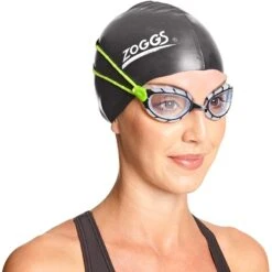 Zoggs Predator Swimming Goggles - Clear Lenses - Small Fit - Green/clear -Zwemuitrusting zoggs predator swimming goggles clear lenses regular fit black lime 9 1384368