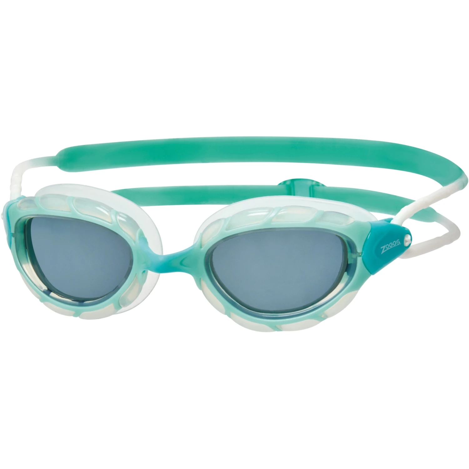 Zoggs Predator Swimming Goggles - Tint Smoke Lenses - Small Fit - Green/Clear 3 Zoggs Predator Swimming Goggles - Tint Smoke Lenses - Small Fit - Green/Clear