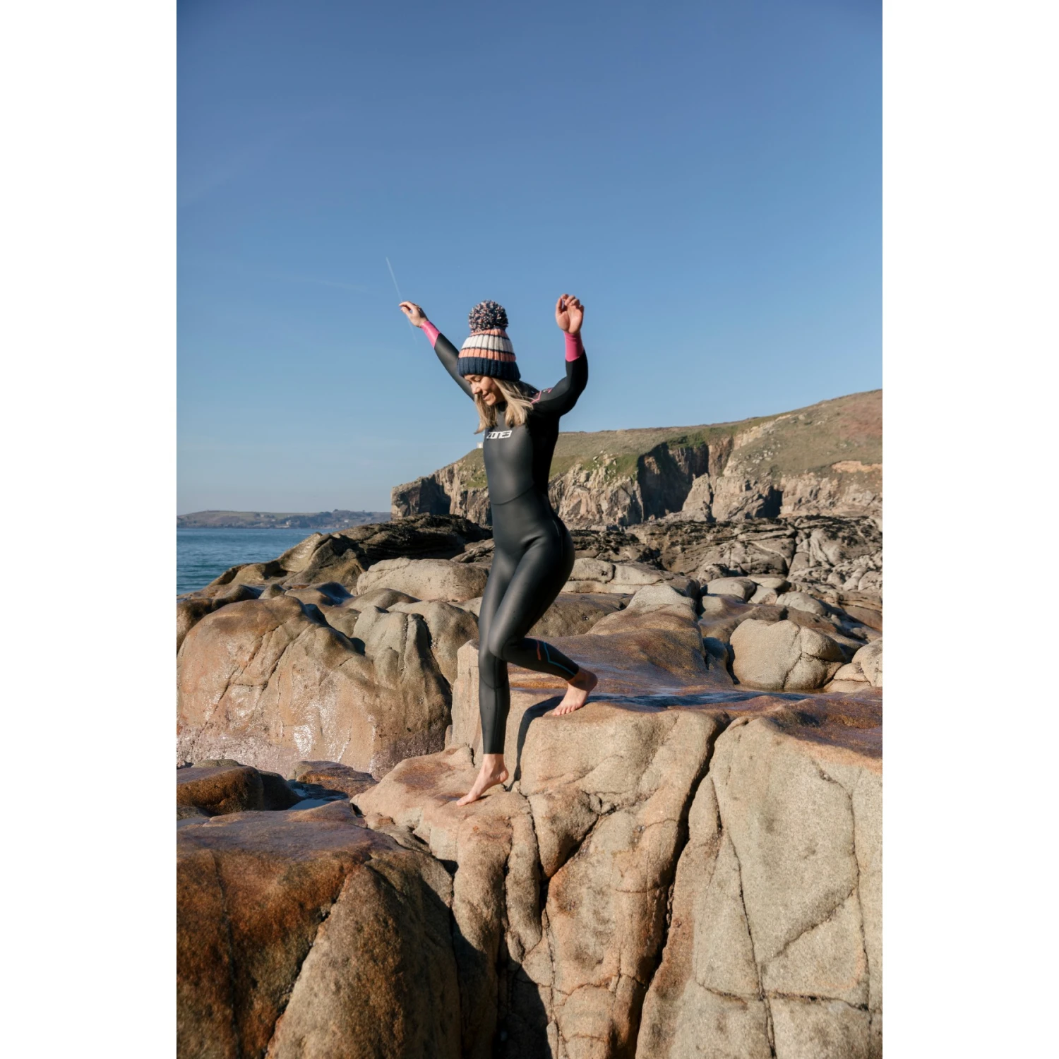 Zone3 Aspect Dames Breaststroke Wetsuit - Black/pink 12 Zone3 Aspect Dames Breaststroke Wetsuit - Black/pink - Afbeelding 10