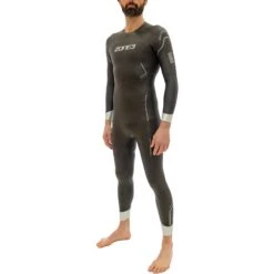 Zone3 Agile Wetsuit - Black/silver/gunmetal