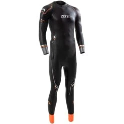 Zone3 Aspire Thermo Wetsuit - Zwart/oranje