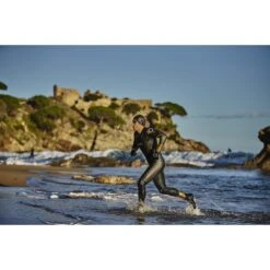 Zone3 Aspire Thermo Wetsuit - Zwart/oranje -Zwemuitrusting zone3 mens aspire thermal wetsuit black orange 21 1305913