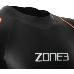Zone3 Aspire Thermo Wetsuit - Zwart/oranje -Zwemuitrusting zone3 mens aspire thermal wetsuit black orange 5 1305888