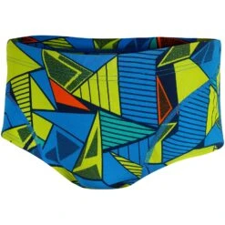Zone3 Men's Prism 2.0 Swim Brief Shorts - Navy/yellow