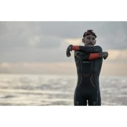 Zone3 Men's Vanquish-X Wetsuit - Black/orange -Zwemuitrusting zone3 mens vanquish x wetsuit black orange 15 1196009