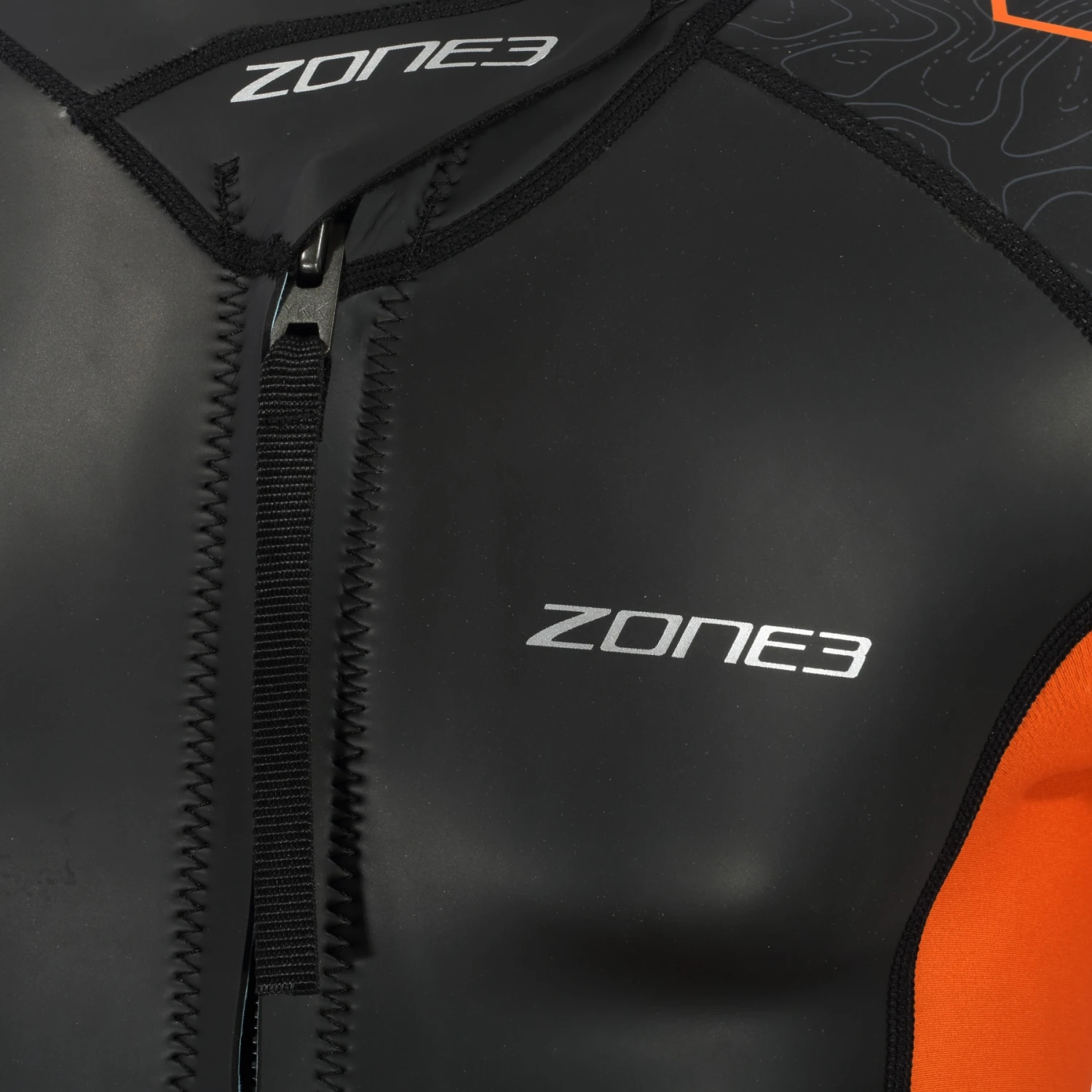 Zone3 Men's Versa Wetsuit - Black/orange/gunmetal 14 Zone3 Men's Versa Wetsuit - Black/orange/gunmetal - Afbeelding 12