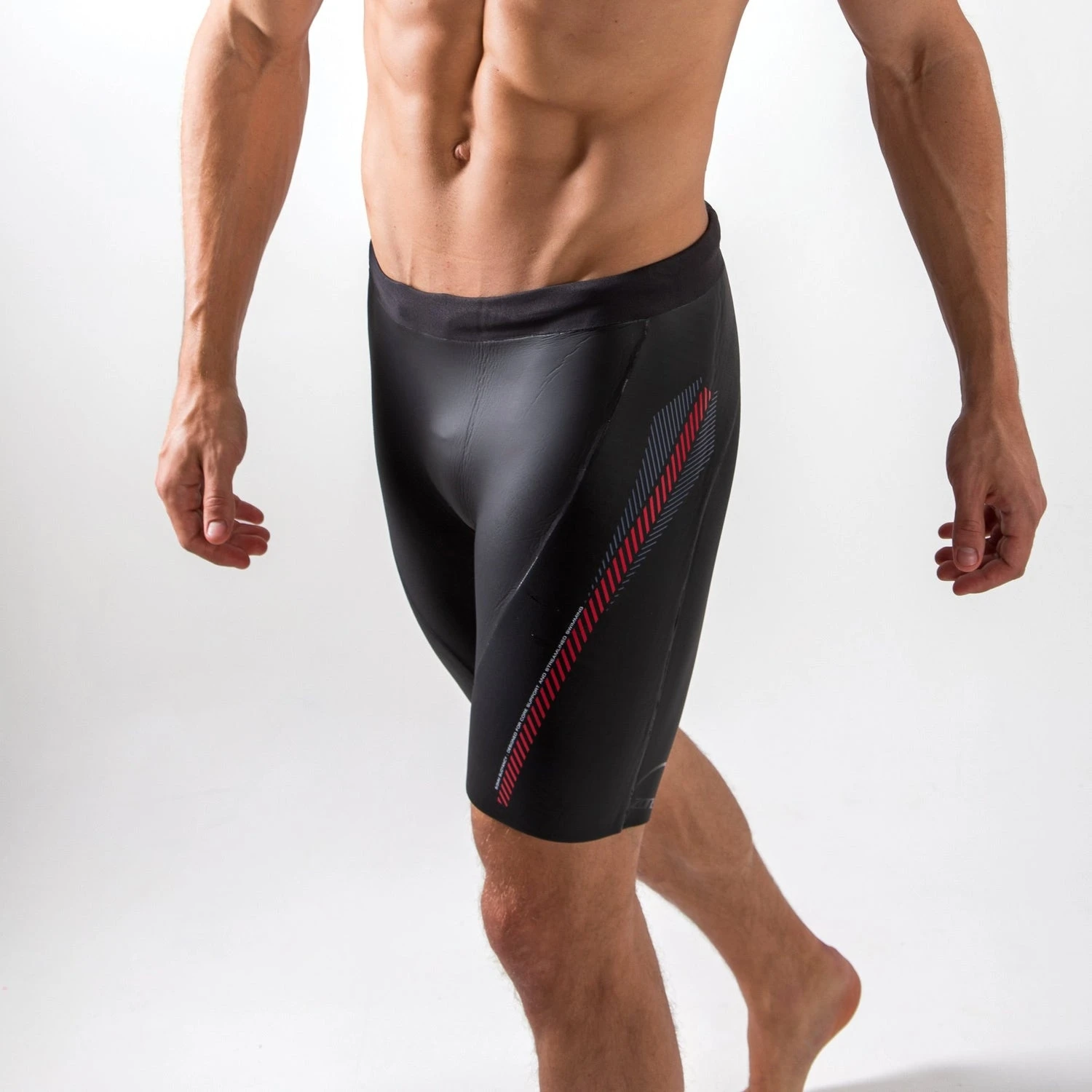 Zone3 Neopreen Kickpants Short 'Premium' Aerodome Elite 5/3mm - Zwart/rood 9 Zone3 Neopreen Kickpants Short 'Premium' Aerodome Elite 5/3mm - Zwart/rood - Afbeelding 7