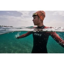Zone3 Venture Women's Wetsuit - Black/orange -Zwemuitrusting zone3 venture wetsuit black 2 1275870