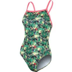 Zone3 High Jazz 3.0 Dames Strap Back Costume Badpak - Khaki