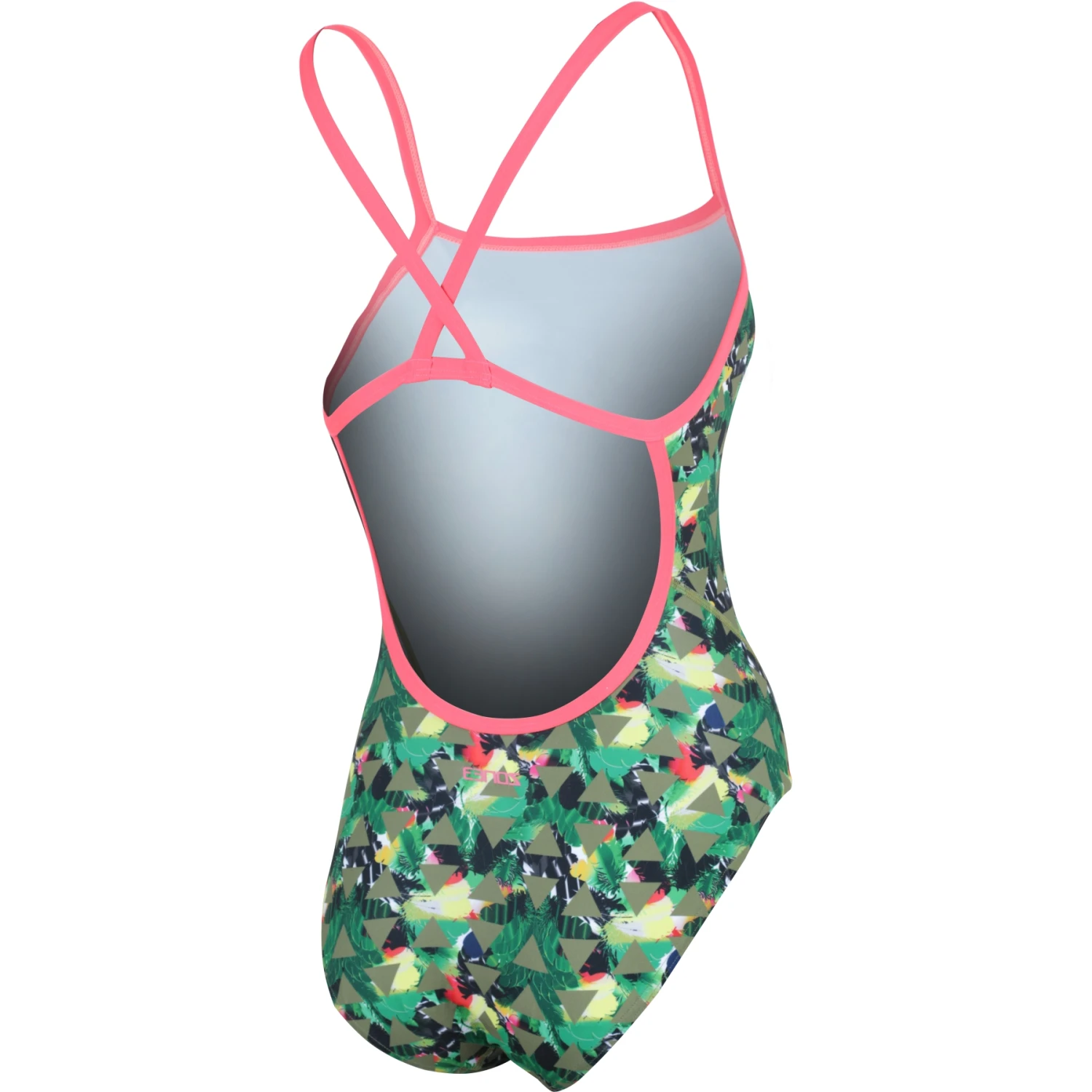 Zone3 High Jazz 3.0 Dames Strap Back Costume Badpak - Khaki 4 Zone3 High Jazz 3.0 Dames Strap Back Costume Badpak - Khaki - Afbeelding 2