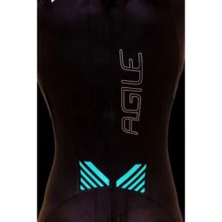 Zone3 Agile Dames Wetsuit - Zwart/Roze/Turquoise -Zwemuitrusting zone3 womens agile wetsuit black pink turquoise 6 978913