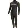 Zone3 Women's Aspect Thermal Breaststroke Wetsuit - Black/Orange/Yellow -Zwemuitrusting zone3 womens aspect thermal breaststroke wetsuit black orange yellow 1 1085954