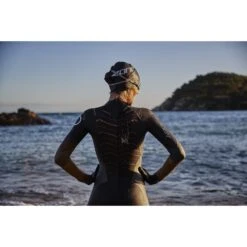 Zone3 Women's Aspire Thermal Wetsuit - Black/grey/gold/red -Zwemuitrusting zone3 womens aspire thermal wetsuit black grey gold red 13 978951