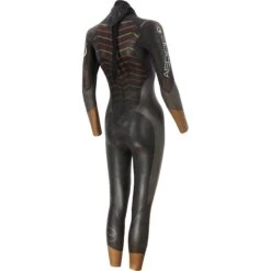 Zone3 Women's Aspire Thermal Wetsuit - Black/grey/gold/red -Zwemuitrusting zone3 womens aspire thermal wetsuit black grey gold red 2 978936